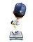 Roki Sasaki LA Dodgers 4.5 Inch Square Base Mini BigHead Bobblehead